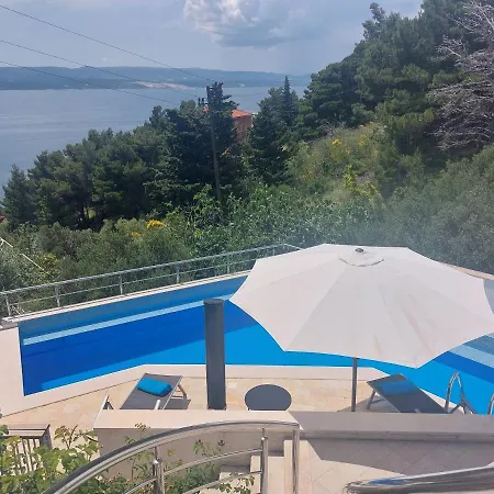 Traper With Sea View And Private Pool 公寓 *